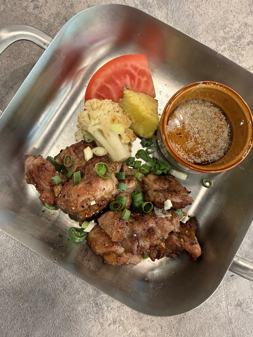 三木鐵板燒嫩煎櫻桃鴨腿排餐